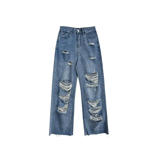 Baggy destroyed jeans