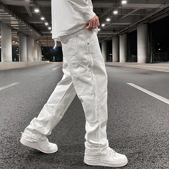 Baggy blanc Homme