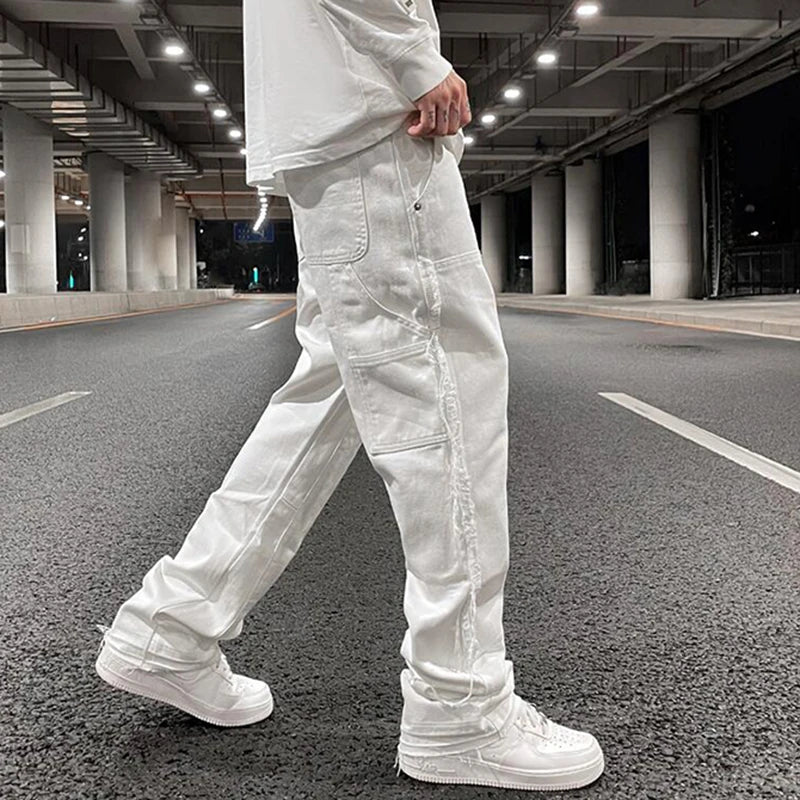 Baggy blanc Homme Baggy Crew