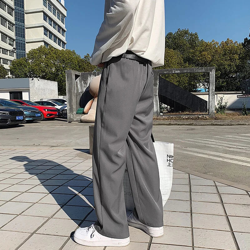Baggy pleated trousers