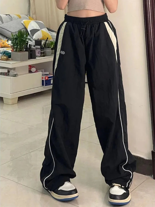 Baggy black sweatpants