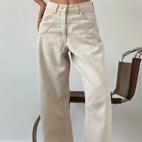 Baggy beige Femme