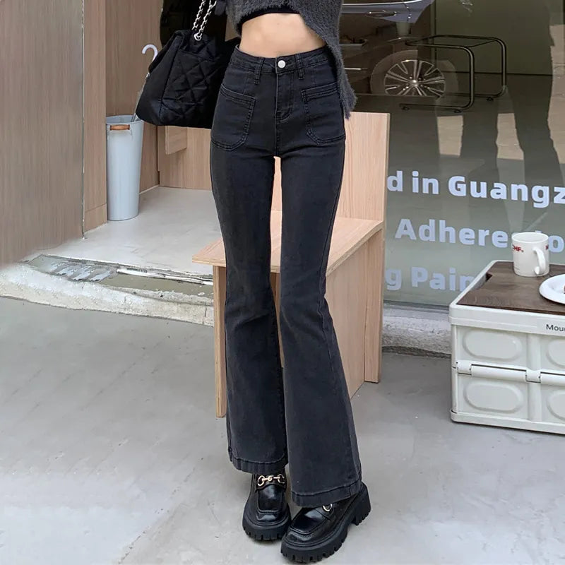 Jean flare noire