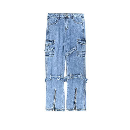Baggy jeans with pockets
