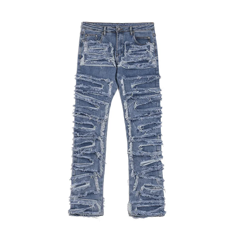 Jean falling on the pair