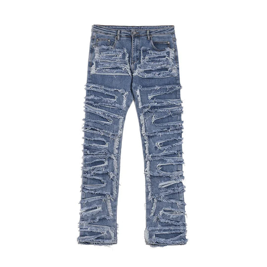 Jean falling on the pair