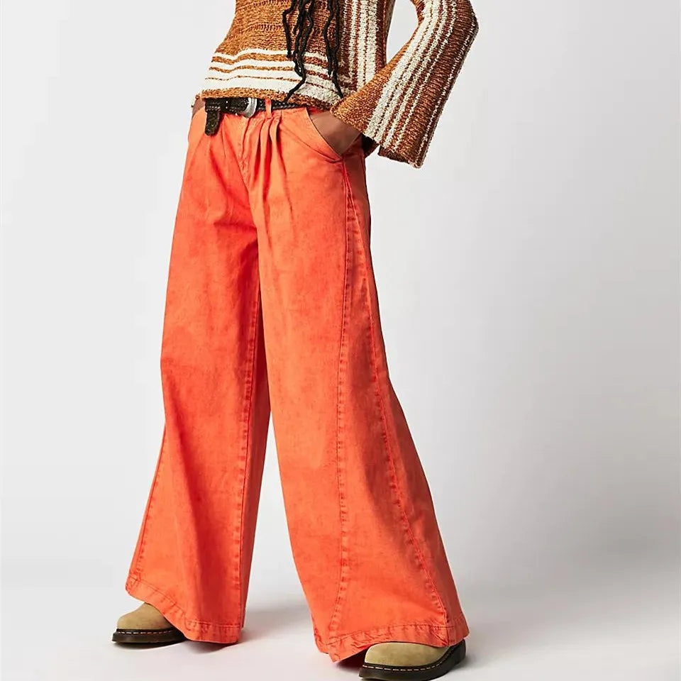 Baggy cropped jeans