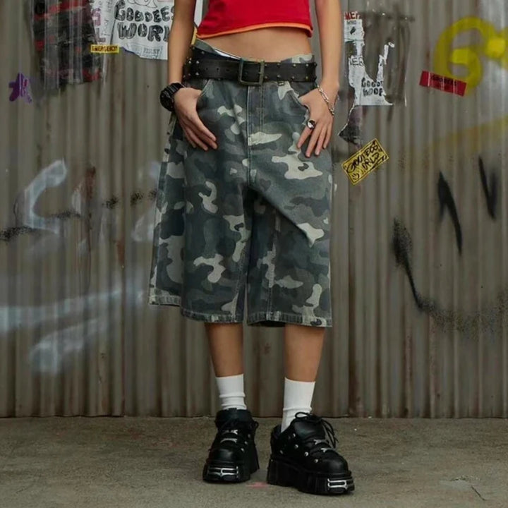 パンツ camo baggy shorts BAGGY CARGO SHORTS | Why are you here?