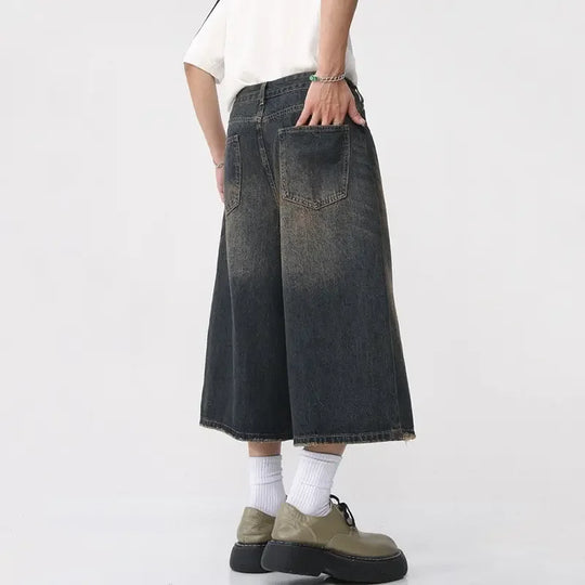 Short baggy jean Homme