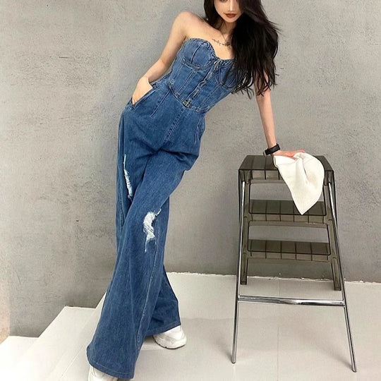 Combinaison baggy femme