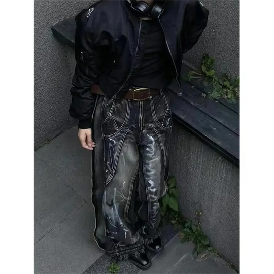 Baggy graffiti jeans