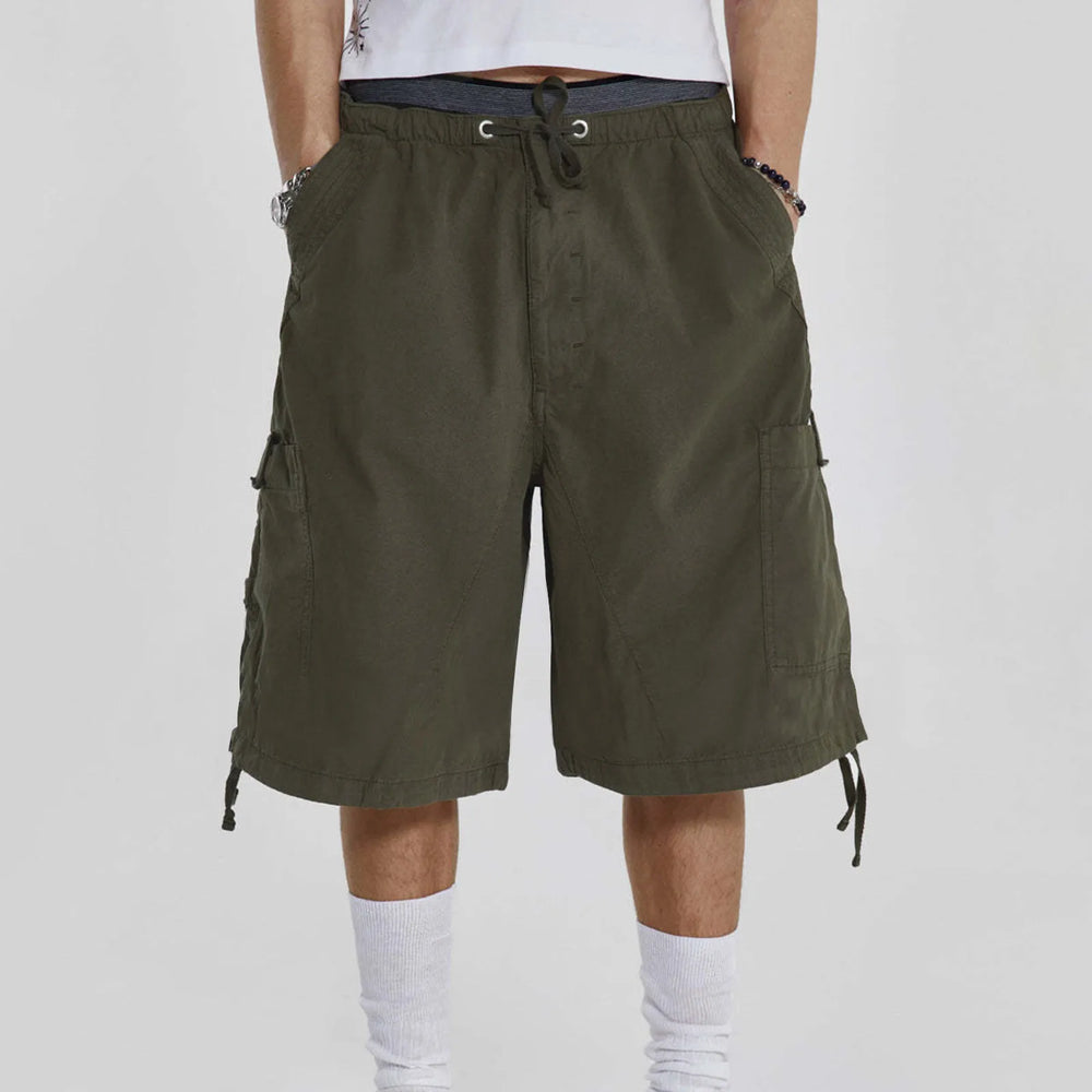 Parachute cargo shorts