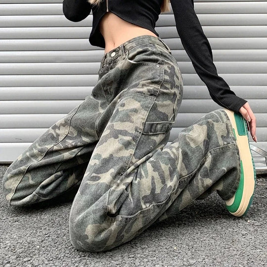 Jean large militaire