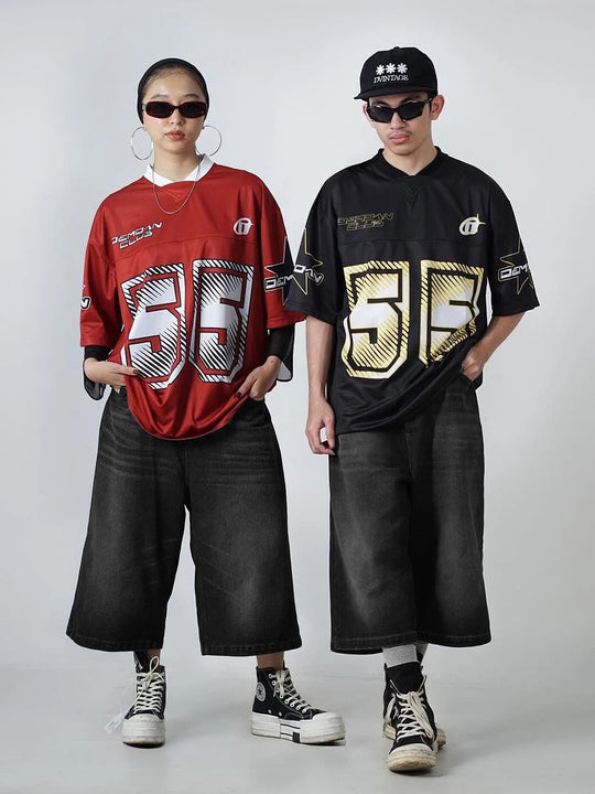 Black baggy shorts