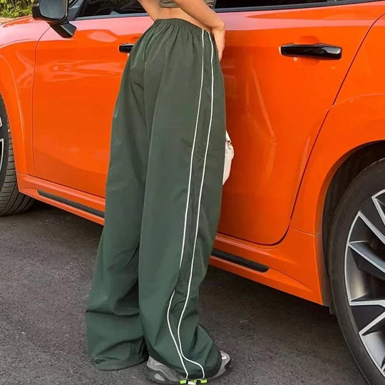 Nylon track pants