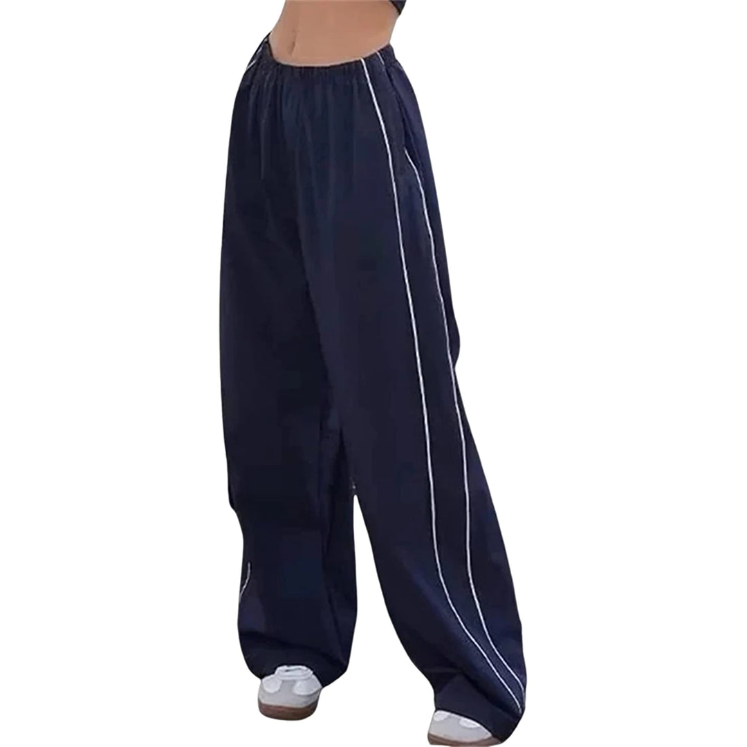 Pantalon parachute bleu marine