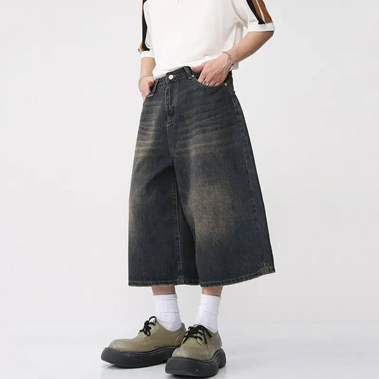 Short baggy jean Homme