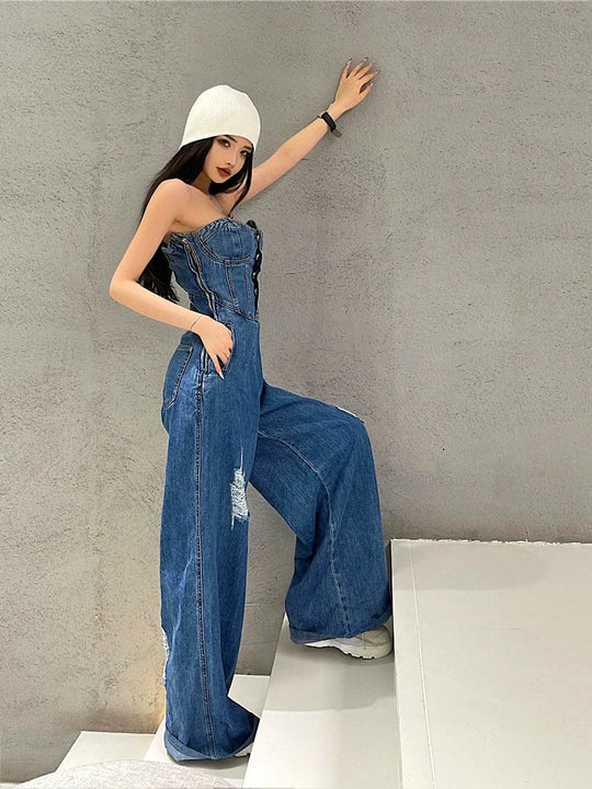 Combinaison baggy femme