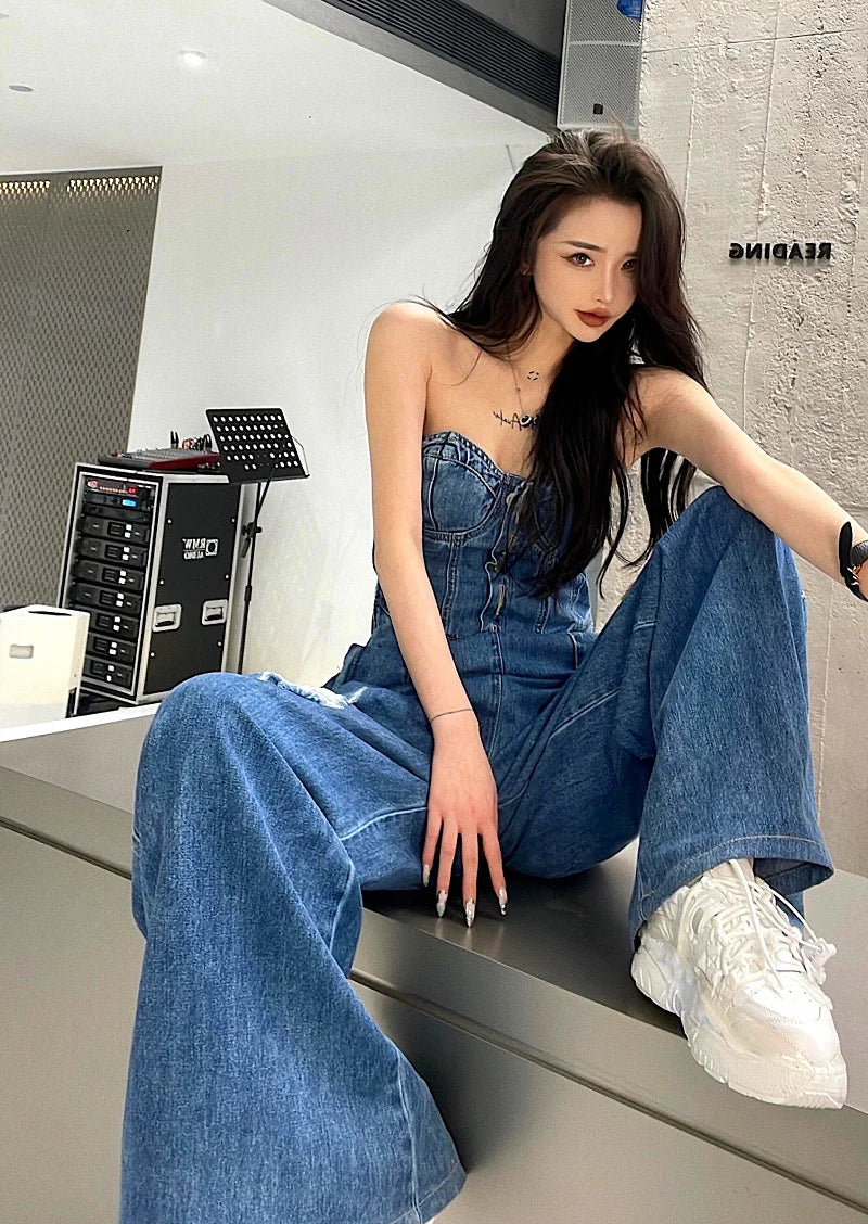 Combinaison baggy femme