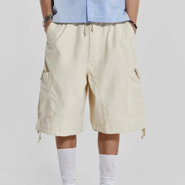Parachute cargo shorts