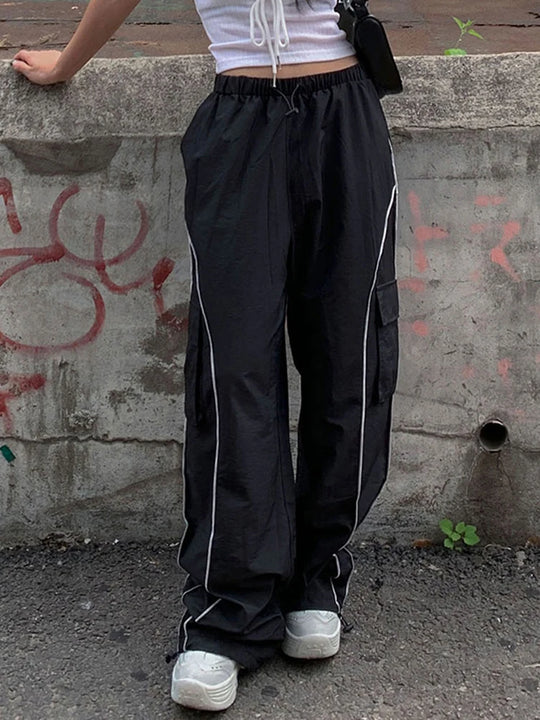 Black baggy joggers