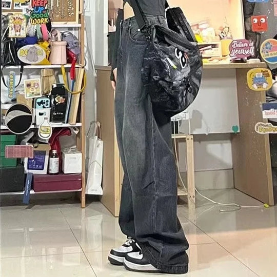 Jean Baggy noir femme