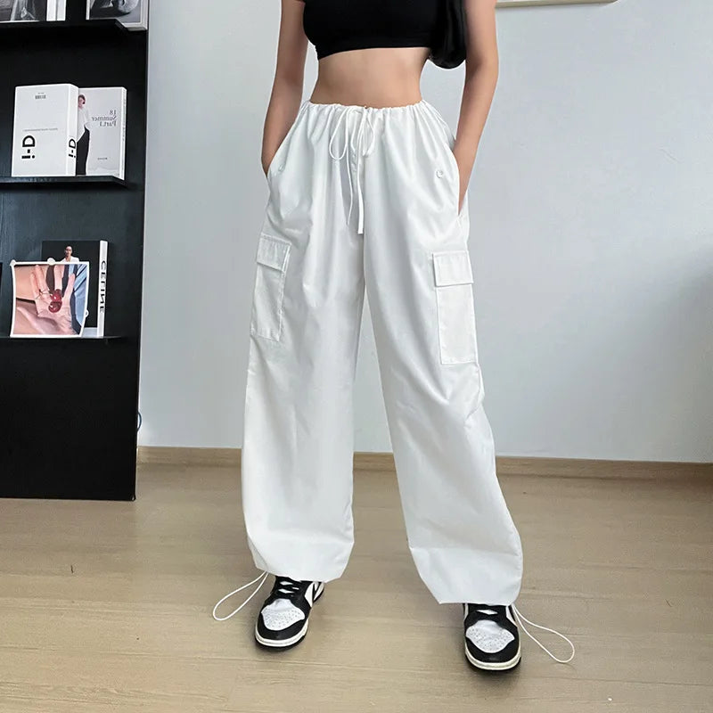 Cargo parachute blanc