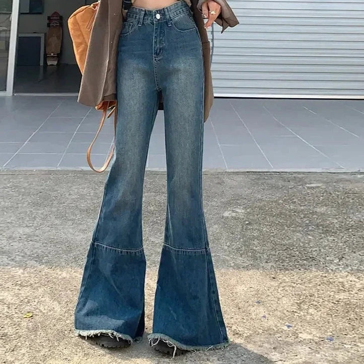 Jean flare navy