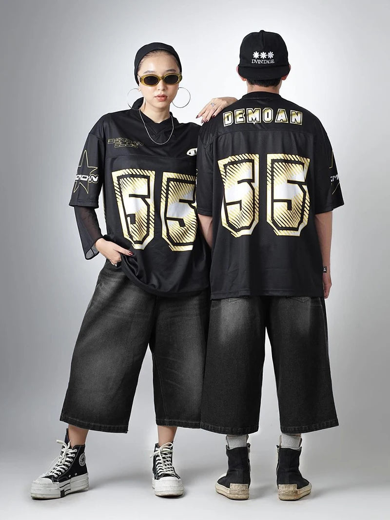 Black baggy shorts