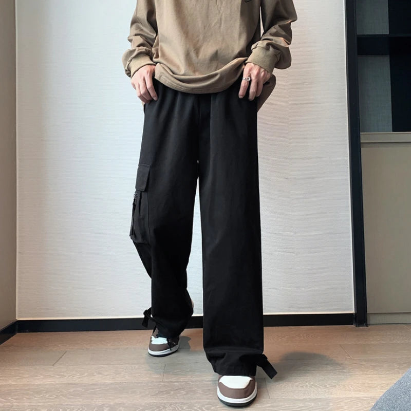 Baggy cargo pants black