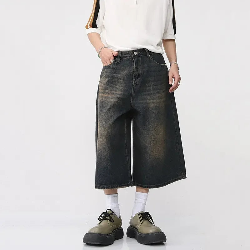 Short baggy jean Homme