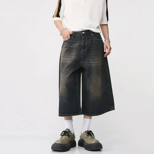 Short baggy jean Homme