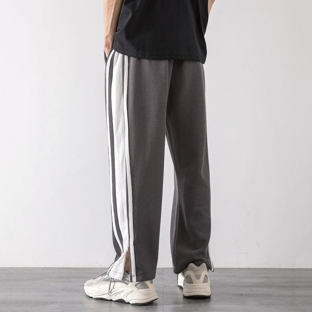 Stacked jogging pants