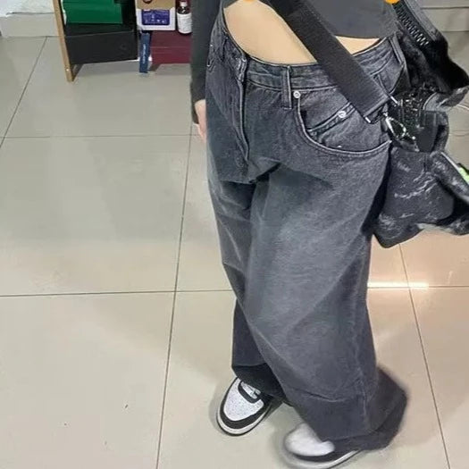 Jean Baggy noir femme